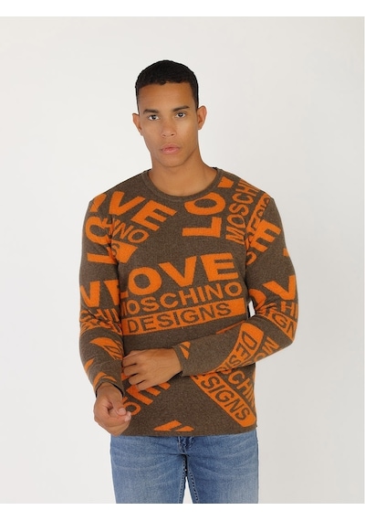 Moschino Yeni Moschıno Erkek Sweatshirt (321438356) Kahverengi