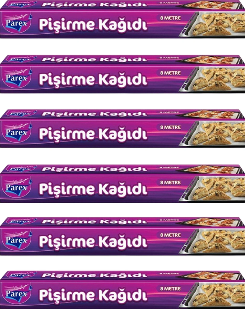Pişirme Kağidi 8 Mt Altılı Paket