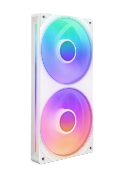 Nzxt F240 Rgb Beyaz 240 Mm Fan 2'li Rf-u24hf-w1