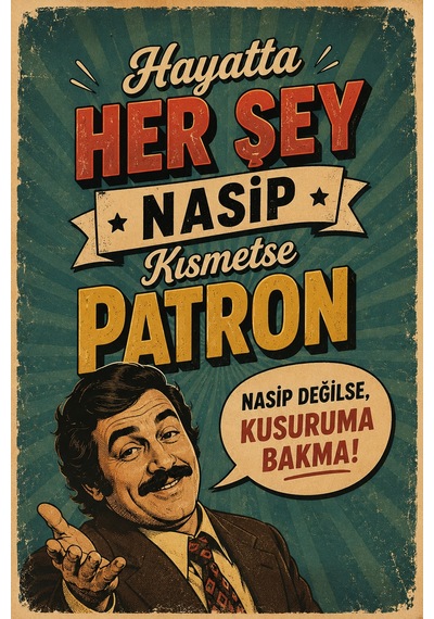 Retro Komik Sözlü Mdf Duvar Tablosu Vintage Nostaljik Dekor 20x30 Cm