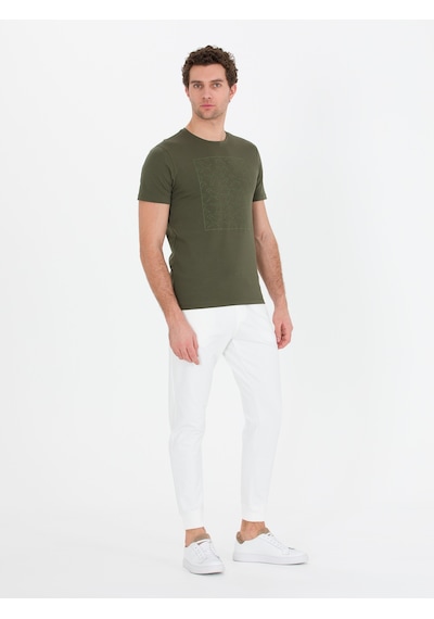 Cacharel Ekru New Slim Fit Eşofman Altı Bej