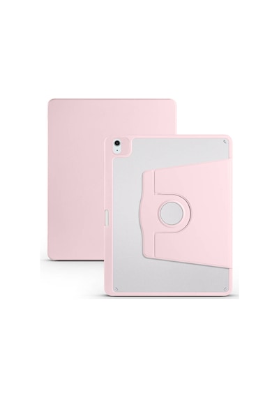 Apple Uyumlu iPad Air 13 2025 M3 Kılıf Termik Kalem Bölmeli Dönebilen Standlı Kılıf Tablet Kılıfı