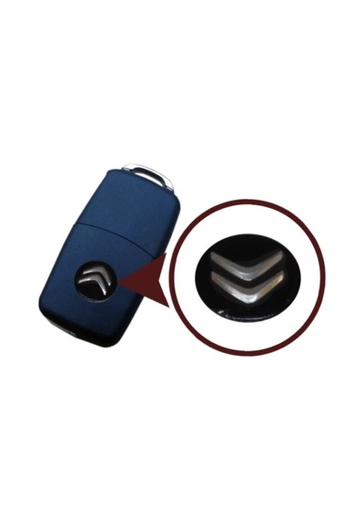 Citroen Araç Anahtar Logo Amblemi Kumanda Logo Çap: 14 Mm 2 Adet