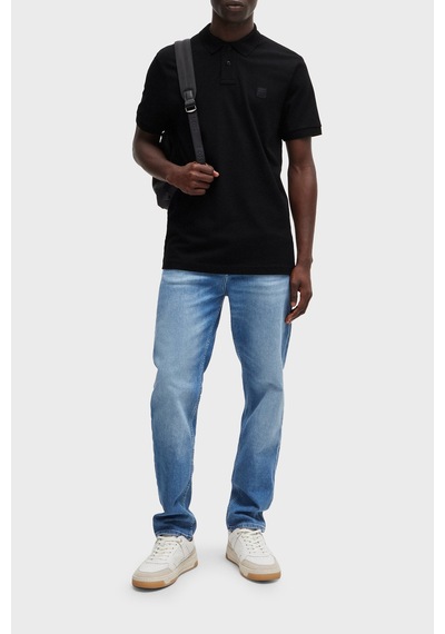 Boss Erkek Polo Yaka T Shirt 50507803 001 Siyah Siyah