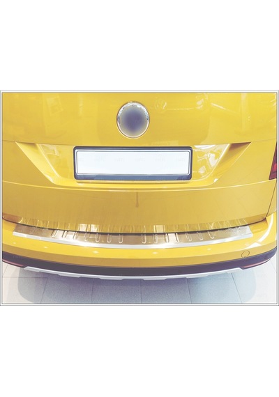 VW Caddy Krom Arka Tampon Eşiği 2015-2020 Paslanmaz Çelik
