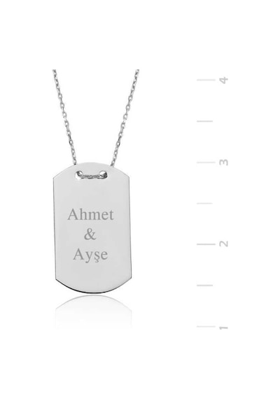 Gümüş Isimli Asker Künyesi Kadın Kolye (510783009) Gümüş Isimli Asker Künyesi Kadın Kolye (510783009)