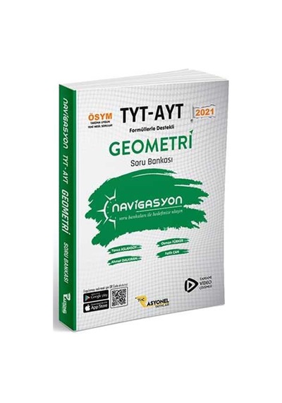 Navigasyon Yayınları Tyt Ayt Geometri Video Çözümlü Soru Bankası