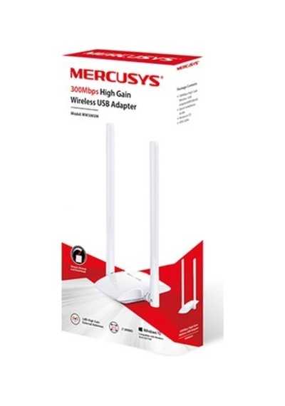 N300 Mbps Kablosuz Usb Adaptör, Yüksek Çekim Gücü