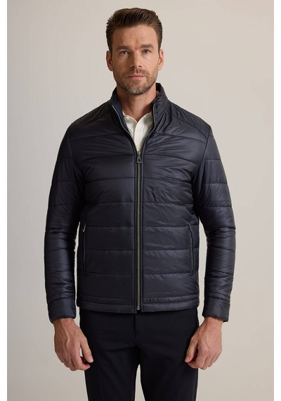 Ysf Erkek Lacivert Slim Fit Kaban