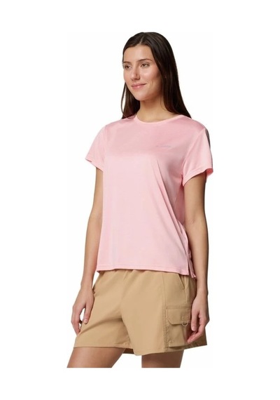 Columbia Al3349 Bluevista Hill Ss Kadın T-shirt 2119301669 Pembe
