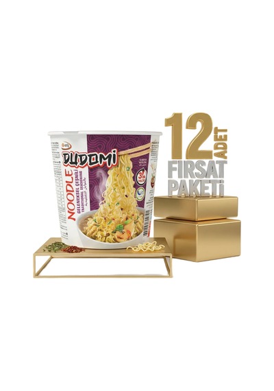 Dudomi Bardak Geneksel Çeşnili Noodle 12x60 Gr