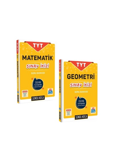 Şenol Hoca Tyt Matematik - Geometri Sınav Ikizi Soru Bankası Seti