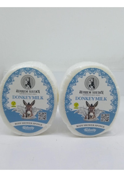 Hürrem Süngerli Banyo Sabun Eşek Sütü Özlü 130 Gr 2 Adet
