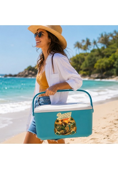 20 Lt Buzzy Retro Buzluk Termos 1179 Cooler Box -397 Turkuaz
