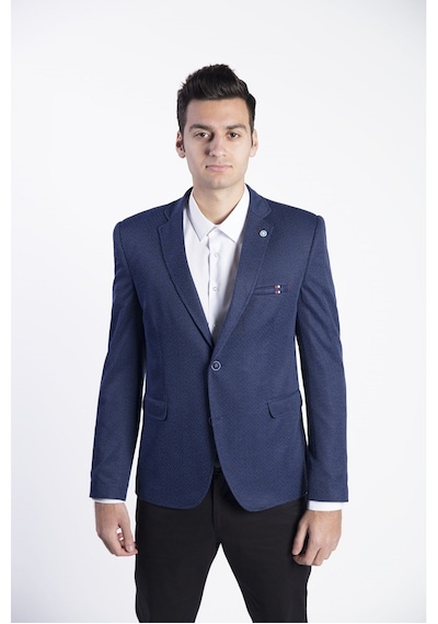 Sposo 5102 Dar Kalıp Örme Kumaş Lacivert Erkek Blazer Ceket Lacivert Sposo 5102 Dar Kalıp Örme Kumaş Lacivert Erkek Blazer Ceket Lacivert