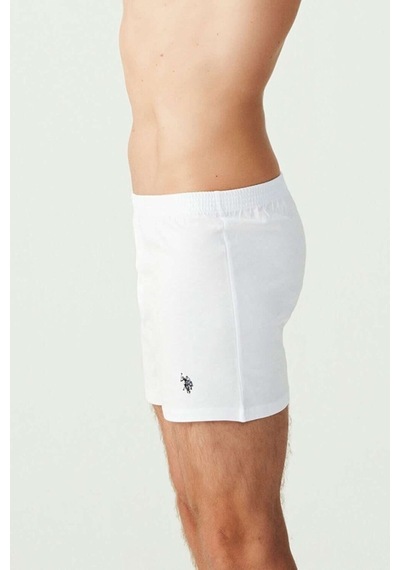 U.S. Polo Assn. U.S Polo Assn. 80054 Erkek Pamuk Boxer-Beyaz - L Beyaz