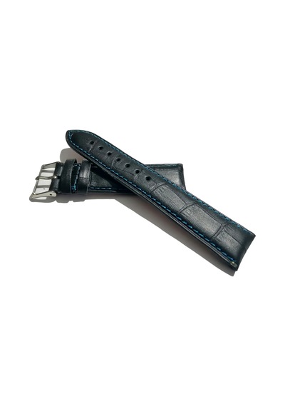 Fado&her Saate Uyumlu Hakiki Deri Saat Kordonu Koyu Lazivert 22 Mm 476 Koyu Lacivert