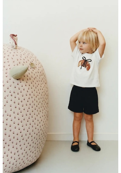 Poala Kids Kruvasan Desenli Set Çok Renkli