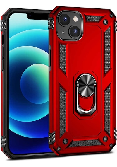 Apple Uyumlu iPhone 14 Plus Uyumlu Zore Vega Kılıf-kırmızı Kirmizi -