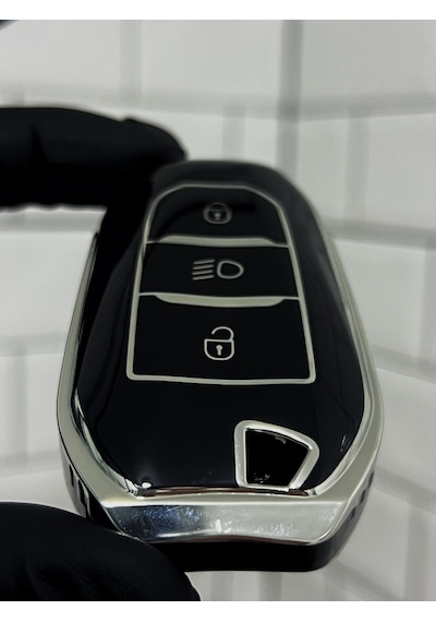 Peugeot 208 308 408 508 2008 3008 5008 Far Simgeli Anahtar Kılıfı