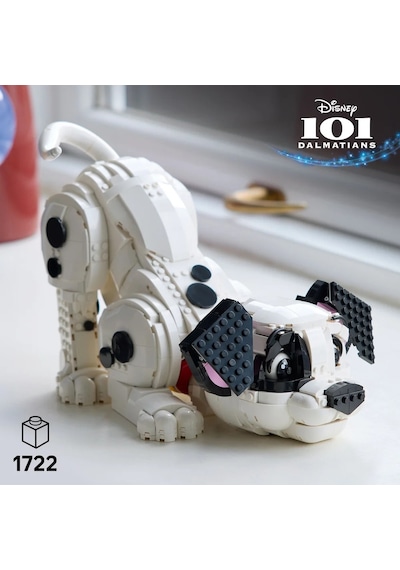 LEGO® ǀ Disney 101 Dalmaçyalı Köpek Yavrusu 43269 - Yetişkinler için Koleksiyonluk Nostaljik Model Yapım Seti (1722 Parça)