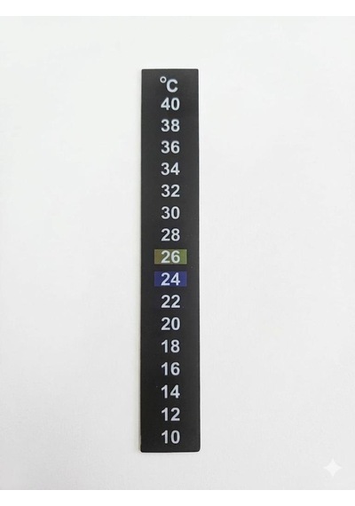 Akvaryum Yapışkanlı Stiker Termometre 10-40c