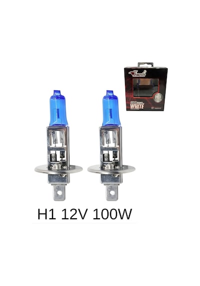 Oto Ampul H1 12v 100w Far İçi Ve Sis Ampulü Kuvars Cam Beyaz Işık 2li Set Inwells Inw006 001
