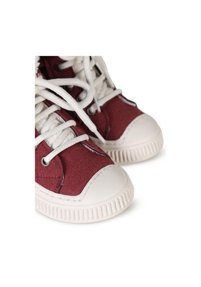 Civil Boots Kürklü Fermuarlı 32- Bot Ve Çizme - Bordo