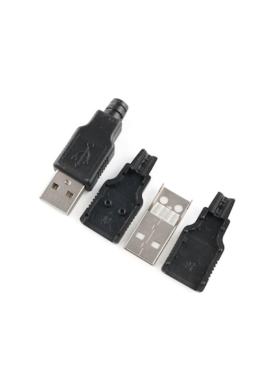 Ic-264a Usb A Tip Seyyar Kapaklı Erkek Usb Soketi