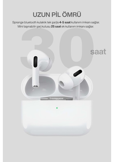 Sprange AP8 Pro Bluetooth 5.2 Kulak İçi Kulaklık