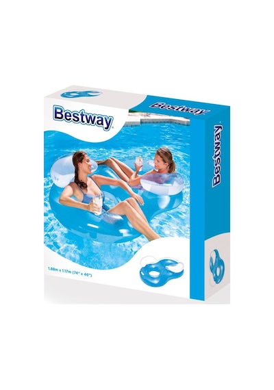 Deniz Yatağı 2 Kişilik Güneşlenme Koltuğu 188x117cm Bestway 43009 Çok Renkli