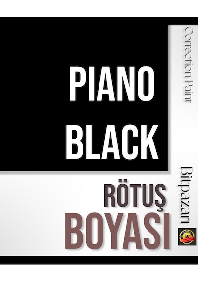 Parlak Siyah - Beyaz Eşya Rötuş Boyası 25ml