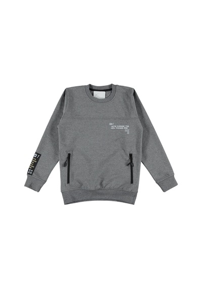 İrem Çocuk Giyim Erkek Çocuk Go Yazı Desenli Fermuar Cepli Kolu Yazı Desenli Gri Sweatshirt Gri İrem Çocuk Giyim Erkek Çocuk Go Yazı Desenli Fermuar Cepli Kolu Yazı Desenli Gri Sweatshirt Gri