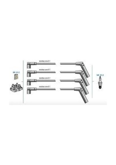 Buji - 609 - Bobin Kablosu Uno 70 Sx 1.4 94-00 - Dpmıx-hb - Karbüratörlü Motor