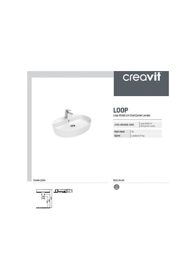 Oval Beyaz Delikli Lavabo 60 Cm İle Modern Banyo 508 Yeşil