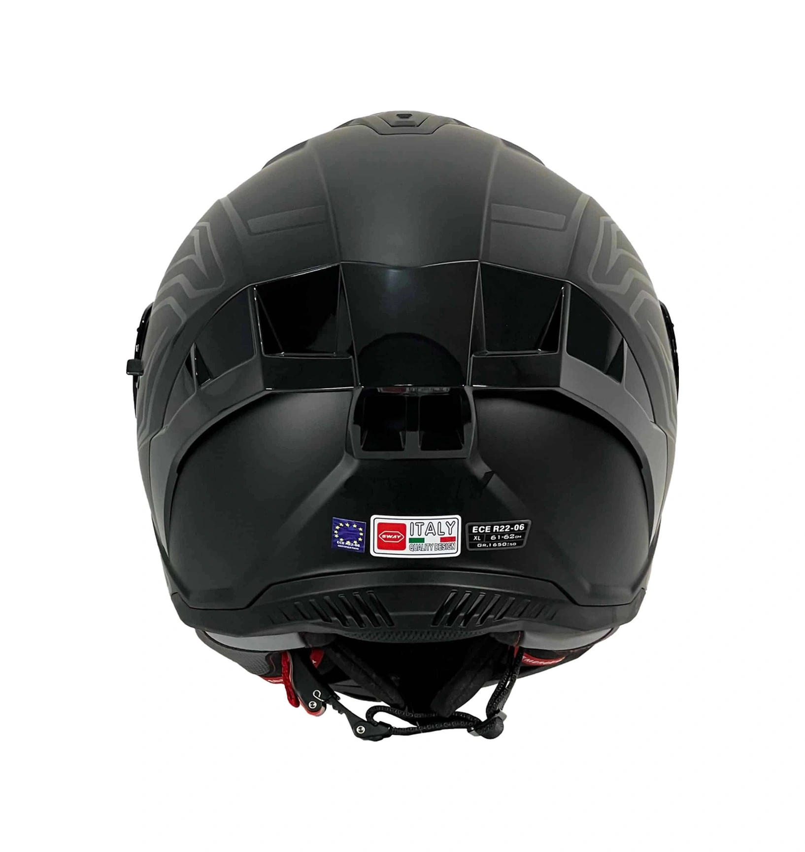 Sway SW 867 Black Line Kapalı Motosiklet Kaskı Siyah