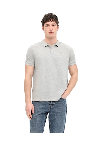 Lumberjack Mb Ct953 Polo T-sh 6fx Erkek Kısa Kol Polo Tişört Gri Melanj