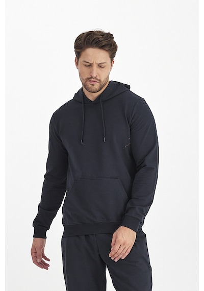 Monox Erkek Kapüşonlu Mevsimlik Sweatshirt 001 Lacivert