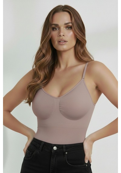 Mistirik Mamey Örme Kumaş Yapılı Toparlayıcı Çıtçıtlı Bluz Gül Kurusu Renk7
