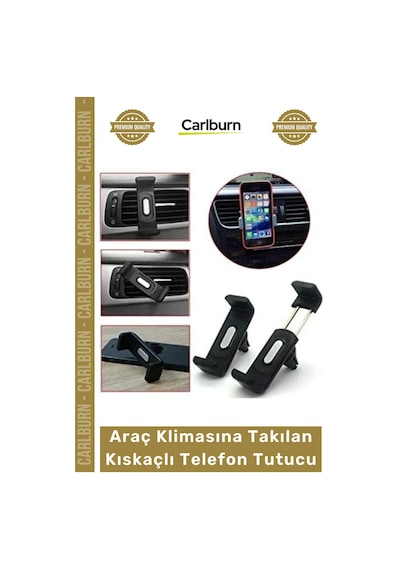 Telefontutacağı Havalandırma Izgarası Uyumlu 360 Döner Araç Klimasına Takılan Kıskaçlı Telefon Tutu