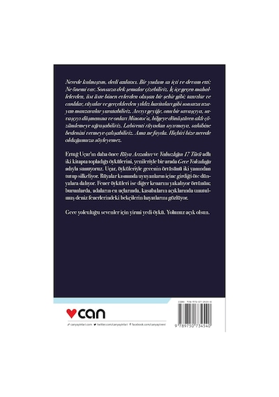 Gece Yolculuğu - Ertuğ Uçar - Can Yayınları