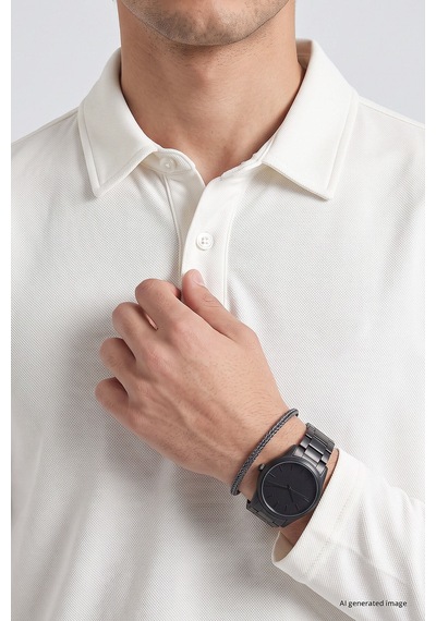 Tommy Life Ekru Rahat Form Basic Erkek Polo Yaka T-shirt - 88512