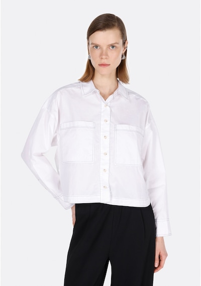 Colin's Colins Regular Fit Shirt Neck Düz Kadın Beyaz Uzun Kol Gömlek Cl1073288 Cl1073288 Q1.v1 Wht Beyaz Colin's Colins Regular Fit Shirt Neck Düz Kadın Beyaz Uzun Kol Gömlek Cl1073288 Cl1073288 Q1.v1 Wht Beyaz