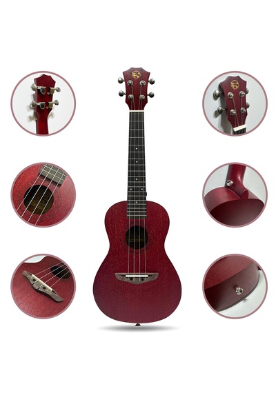 Fourtune Elio Ukc-23rd Concert Ukulele Maun Hakiki Ağaç Özel Seri Concert