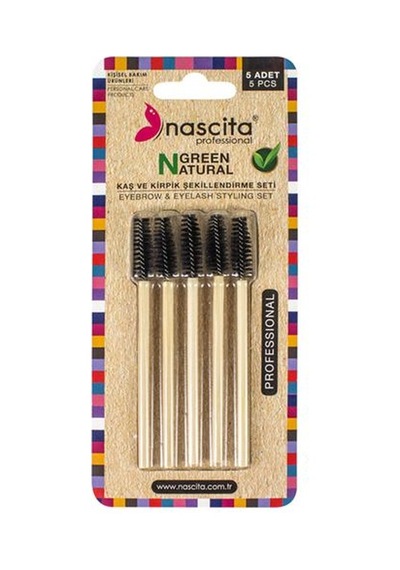 Nascıta Bambu Maskara Fırçası 5 Li