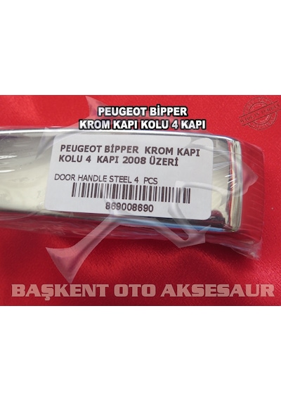Peugeot Bipper Krom Kapı Kolu 4 Kapı 2008   Üzeri