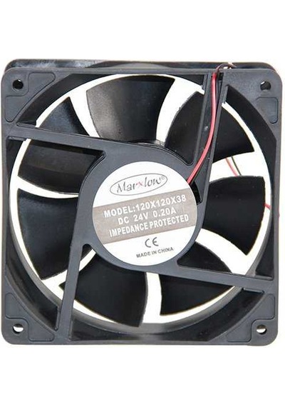 120X120X38Mm 24V Dc 2 Pin Kasa Fanı