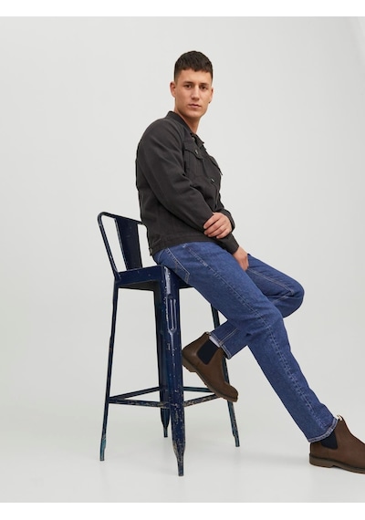 Jack & Jones Jack Jones Mike Model Dar Kesim Erkek Kot Pantolon 12242324 Mavi