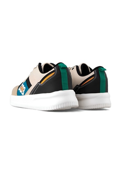 Boulder 5334 Numara 38 Uniseks Sneaker Spor Ayakkabı Bej Siyah