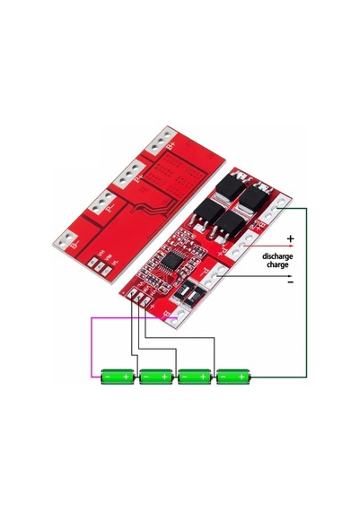 4s 30a Bms 18650 Lityum Pil Şarj Koruma Devresi